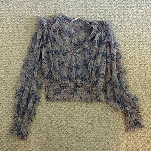 Free people smocked blouse